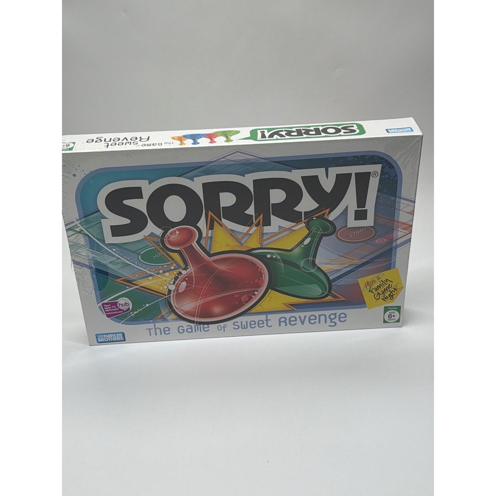 Parker Brothers Sorry!‎ The Game of Sweet Revenge 2005 Board Game New Sealed
